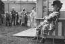 Lawrence Migdale / Circus Clown Seated-Circus Knie / 1976