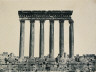 Maxime Du Camp / Syrie. Baalbeck (Héliopolis) Colonnade du Temple di Soleil / ca. 1850