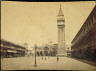 Carlo Ponti / Place St. Marc avec l'église. Venise. Square and church of St. Mark. Venice. / ca. 1875