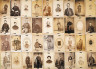 Various Photographers / Panel of Cartes and Tintypes, Received by Post Office Dead Letter / 1861-1865