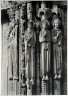 Henri Le Secq / Chartres Cathedral, facade, jamb statues / 1852