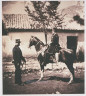 Roger Fenton / Omar Pacha & Col. Simmons, attached to the Turkish Head Quarters / 1855