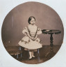 Oscar Rejlander / Young girl standing by table with daguerreotype / ca. 1860