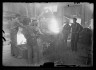 Lewis W. Hine / Pouring hot iron- the old way 1909 / ca. 1907-1910