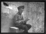 Lewis W. Hine / Orphan at Caen Stars and Stripes Caseine / 1918-1919