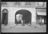 Lewis W. Hine / Conversation in Street / 1918-1919