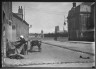Lewis W. Hine / Old Woman, Socks, Tourelles / 1918-1919