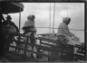 Lewis W. Hine / Immigrants Going Down Gang Plank From Ferry Boat That Lands Them / n.d.