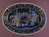 Martial Courteys / Oval platter: The Death of Ananias / c. 1580