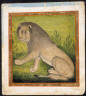 India, Rajasthan, Kishangarh, early 19th century / A Lion / circa 1800