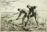 Jean-François Millet / The Diggers / circa 1860