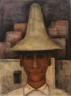 Rufino Tamayo / Man with Tall Hat (Hombre con sombrero alto) / c. 1930