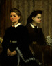 Edgar Degas / The Bellelli Sisters (Giovanna and Giuliana Bellelli) / 1862-1864