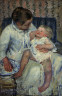 Mary Cassatt / Mother About to Wash Her Sleepy Child / 1880