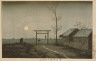 Kobayashi Kiyochika / The Taro Inari Shrine in the Asakusa Ricefields / 1877