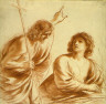 Giovanni Francesco Barbieri, (called Guercino) / Saint John the Baptist and St. John the Evangelist / c. 1631-1632