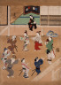 Attributed to Tosa Mitsuoki / Entertainment Quarter Scenes / 17th century