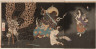 Tsukioka Yoshitoshi / Fudo Threatening Yuten with His Sword / 19th