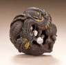 Mitsukiyo / Dragon Guarding the Jewel of the Buddha / 19th Century