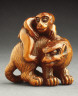 Japan / Monkey and Tiger / 18th Century