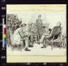 Charles Dana Gibson / The mention of Mr. Tagg's name in the social column attracts some gentlemen of the press : Mr. Tagg gracefully submits to an interview / 1903?