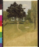 William Leroy Jacobs / House behind trees / between 1890 and 1917