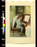 Alice Barber Stephens / Woman giving little boy piano lesson / between 1870 and 1932