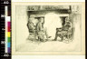 Alice Barber Stephens / Three men talking in front of fireplace / 1889?