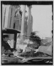 Arnold Genthe / Bernhardt, Sarah, in carriage in San Francisco after the earthquake and fire of 1906 / 1906 Apr