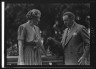 Arnold Genthe / Alanson, Bertram, Mr. and Mrs., with dog, outdoors / between 1927 and 1937