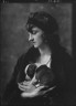 Arnold Genthe / Robinson, Marion, Miss, with puppy, portrait photograph / between 1911 and 1914