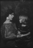 Arnold Genthe / Wright, William May, Mrs., and child, portrait photograph / 1925 May 12