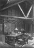 Arnold Genthe / Interior of Arnold Genthe's bungalow in Carmel, California / between 1906 and 1911