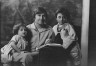 Arnold Genthe / Ehrlick, M.S., Mrs., and children, portrait photograph / 1927 Feb. 16