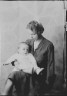 Arnold Genthe / Fleming, L.L., Mrs., and baby, portrait photograph / 1932 Apr. 8