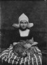 Arnold Genthe / Silvester child with Buzzer the cat, portrait photograph / 1913 Mar. 3