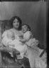 Arnold Genthe / Gillingham, John K., Mrs., and children, portrait photograph / 1913