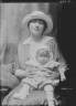 Arnold Genthe / Ware, Helen, Miss, and Moracchini baby, portrait photograph / 1913