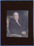 Unknown / Photograph of a painting of a man with folded hands seated in a chair / between 1906 and 1942