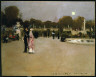 John Singer Sargent / Luxembourg Gardens at Twilight / 1879