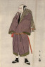 Katsukawa Shunei / Arashi Kyuzo as Heiemon in a Chushigura Play / 1795