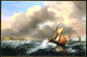 Ludolph Backhuysen / Fishing Vessels Offshore in a Heavy Sea / 1684