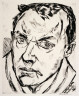 Max Beckmann / Self-Portrait / 1919