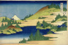 Katsushika Hokusai / Fuji from the Lake at Hakone / 1825 - 1829