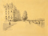 Eugene Béjot / Le Quai de l'Horloge, Paris / 19th Century