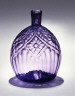 Made by American Flint Glass Manufactory / Pocket flask / ca. 1765-1774