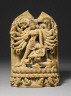 Indian or Bangladeshi / The Goddess Durga Killing the Buffalo Demon, Mahisha (Mahishasuramardini) / Pala period (ca. 750-1200), 12th century