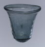 Frankish / Glass Palm Cup with Relief Inscription / Late 7th c.