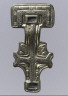 Anglo-Saxon / Miniature Square-Headed Brooch / First half 6th c.