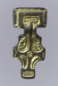 Anglo-Saxon / Miniature Square-Headed Brooch / First half 6th c.